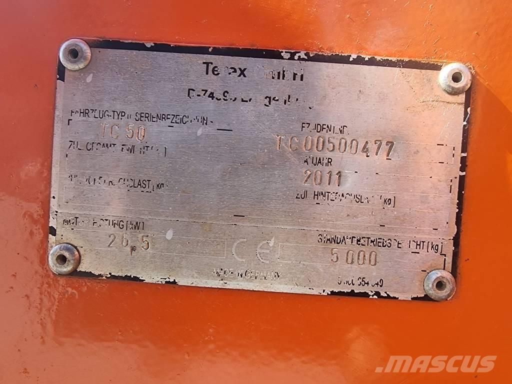 Terex TC 50 소형 굴삭기 7톤 미만