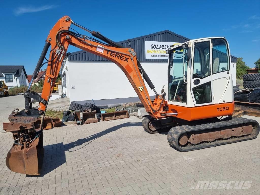 Terex TC 50 소형 굴삭기 7톤 미만