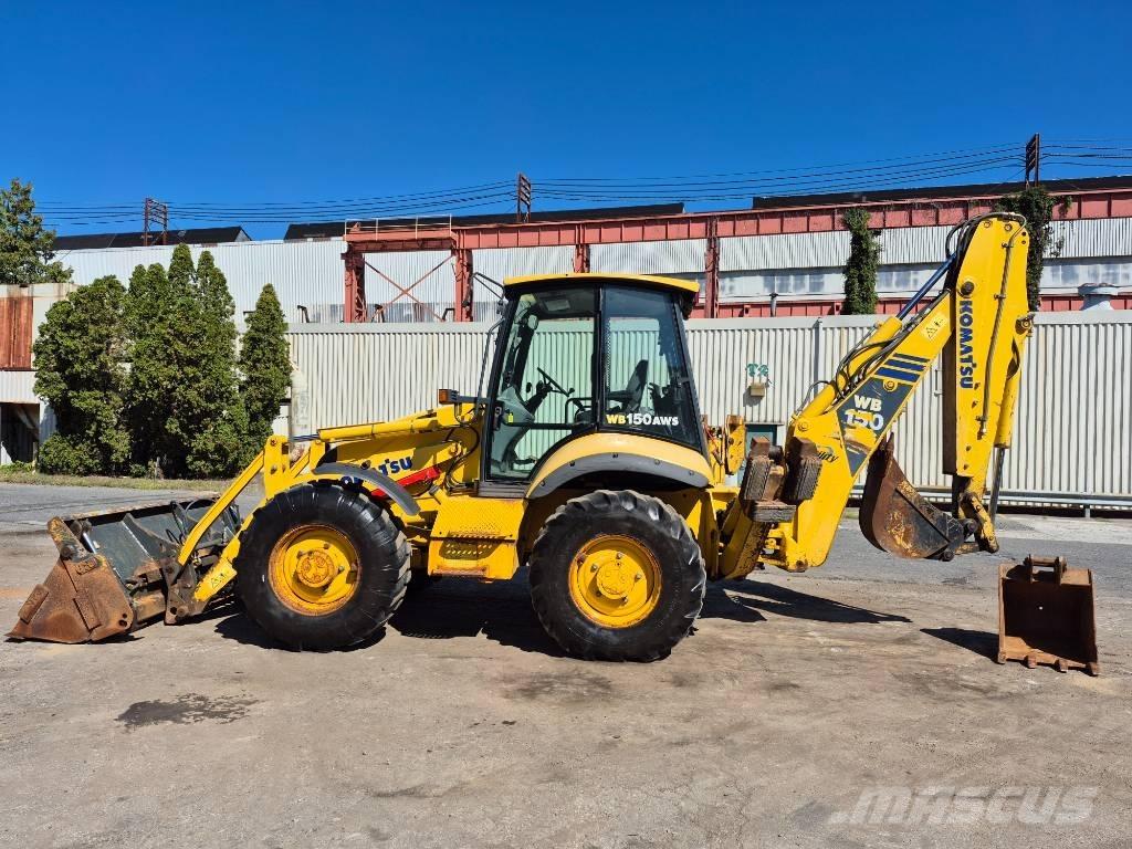 Komatsu WB 150 AWS 백호로더