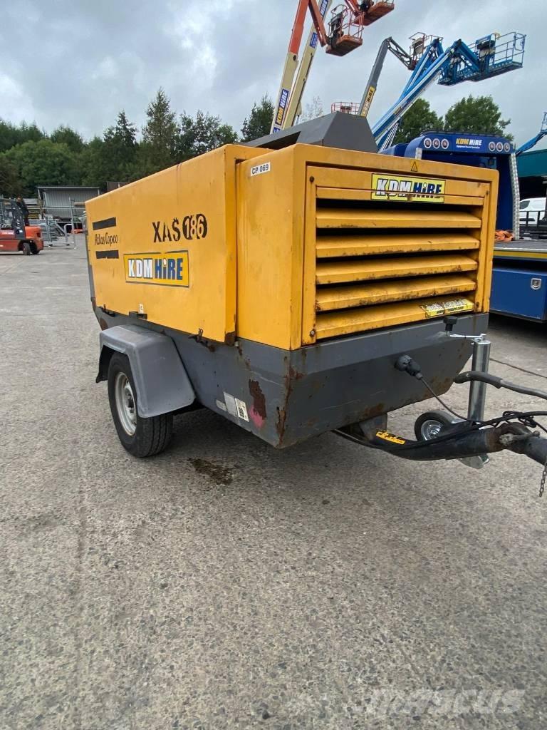 Atlas Copco XAS 186 콤푸레샤