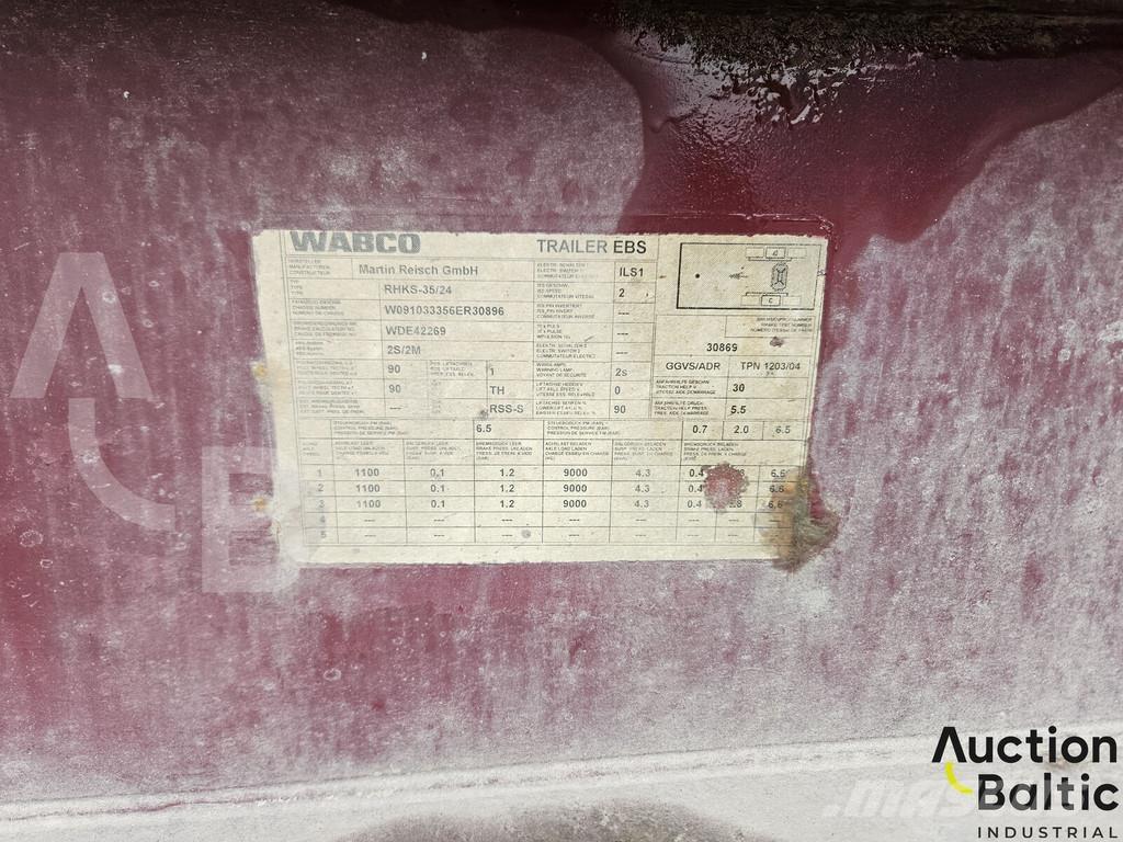 Reisch RHKS-35 커튼사이더 세미 트레일러