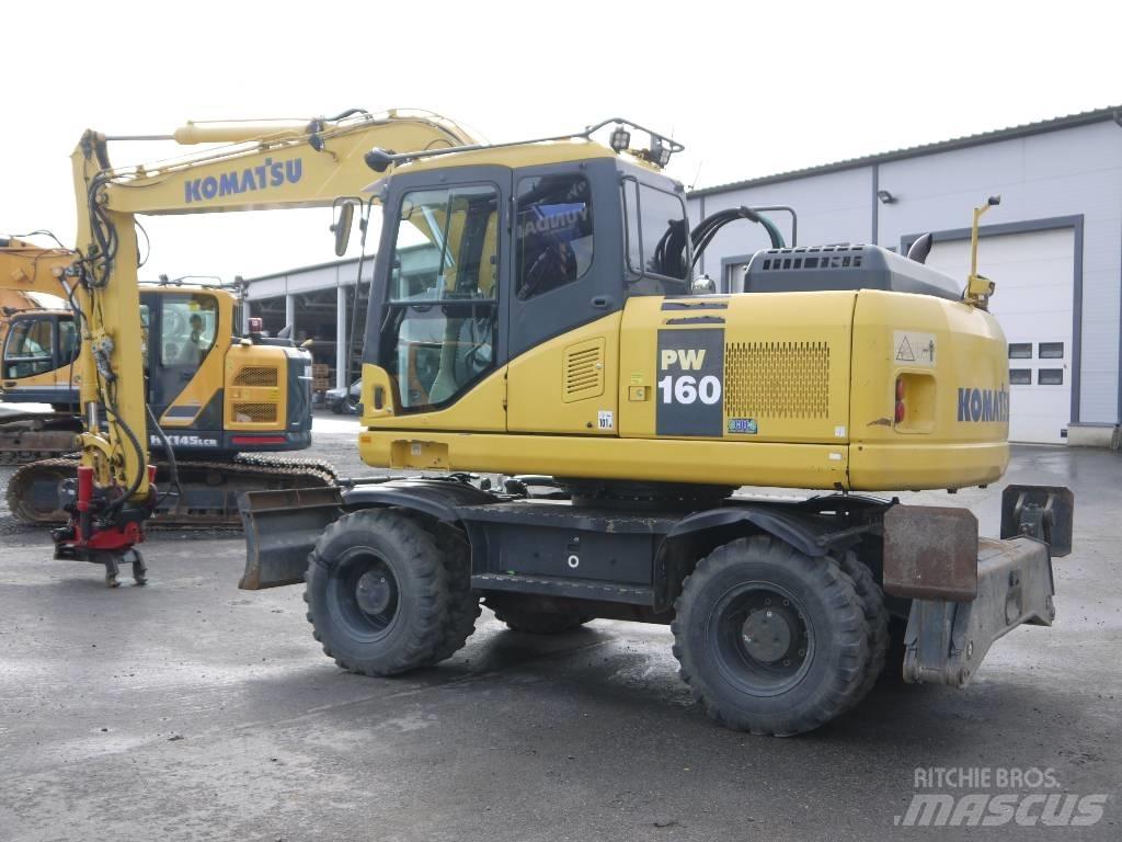 Komatsu PW 160-7E0  휠 굴삭기