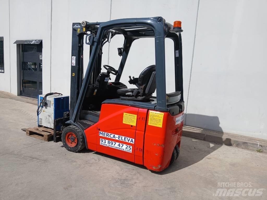 Linde E16H-01 전동 지게차