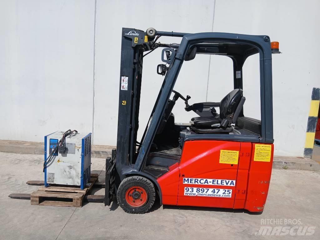 Linde E16H-01 전동 지게차