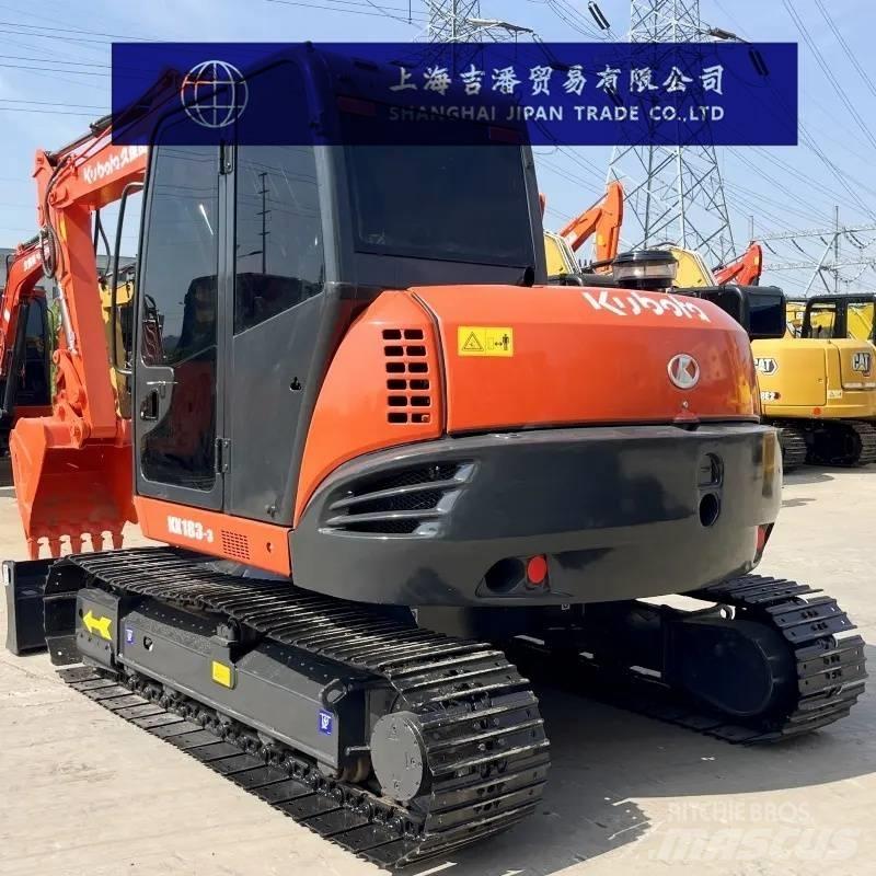 Kubota KX 183 중형굴삭기 7톤-28톤