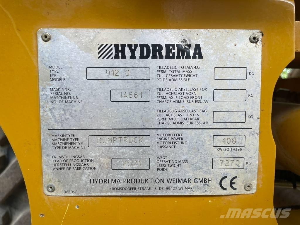 Hydrema 912 G 연결식 홀러