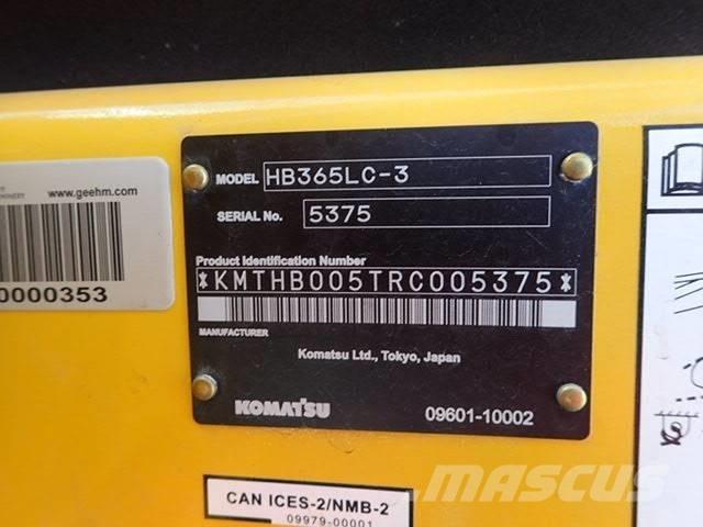 Komatsu HB 365LC-3 대형 굴삭기 29톤 이상