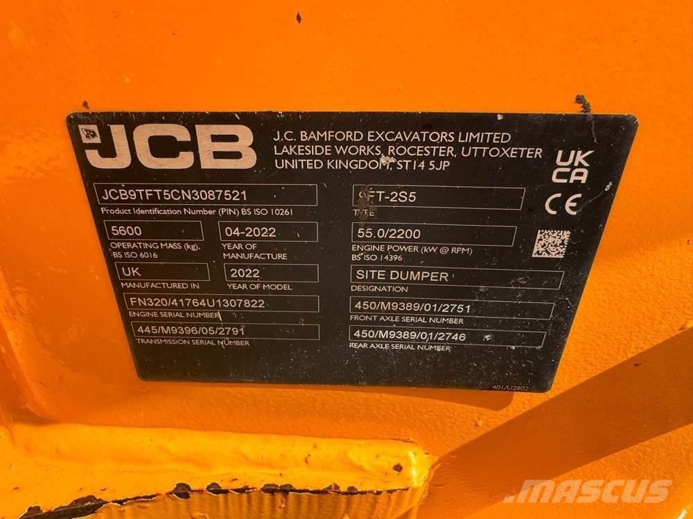 JCB 9T-2FT 건설현장 덤프트럭