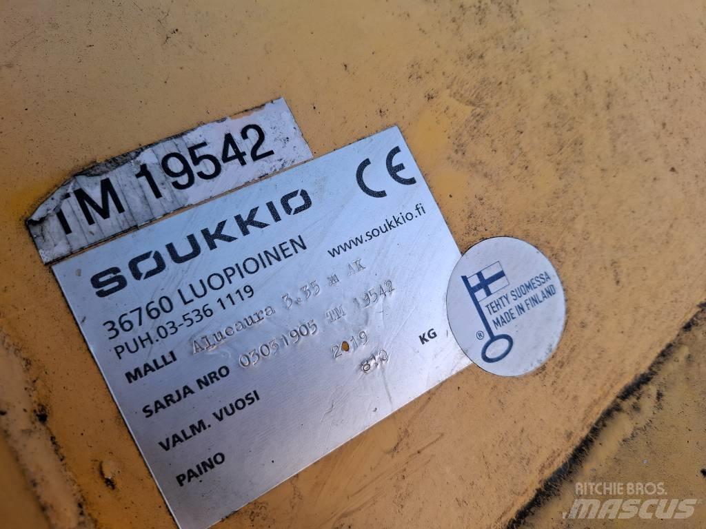 Soukkio AK 3400 제설 블레이드 및 제설기