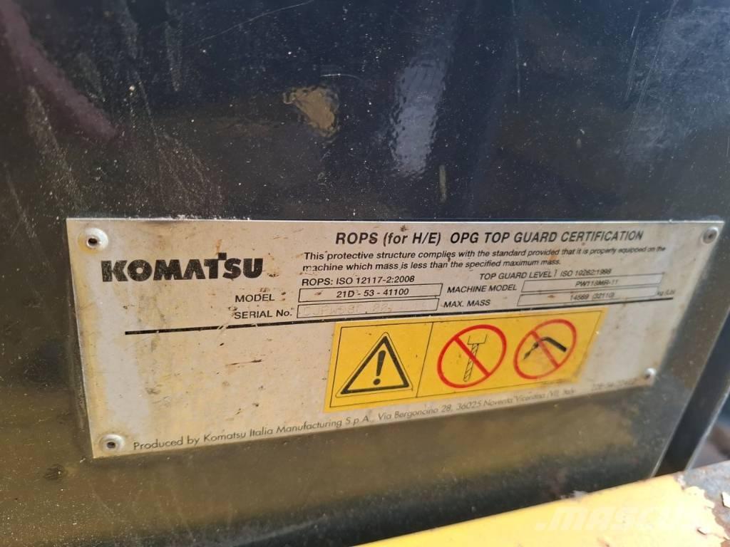 Komatsu PW 118MR-11  휠 굴삭기