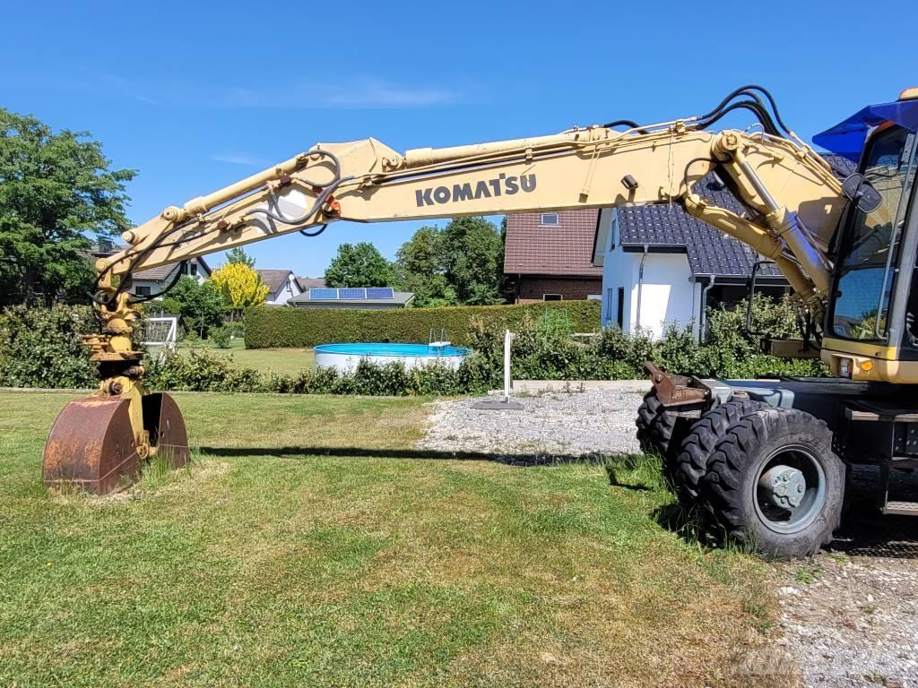Komatsu PW160 ES-6K  휠 굴삭기