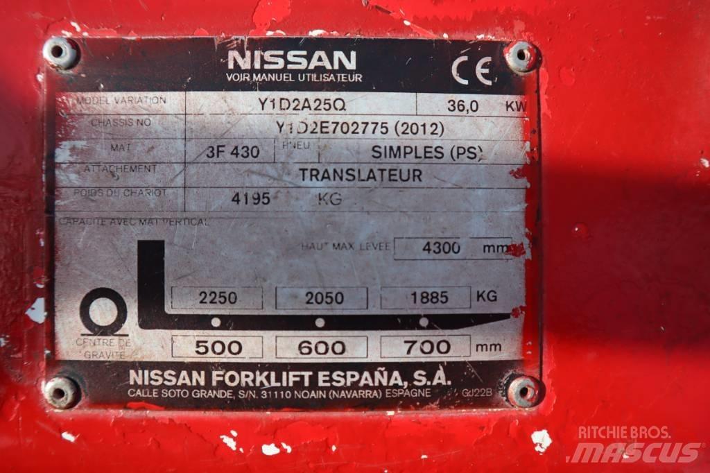Nissan Y1D2A25Q 디젤 지게차