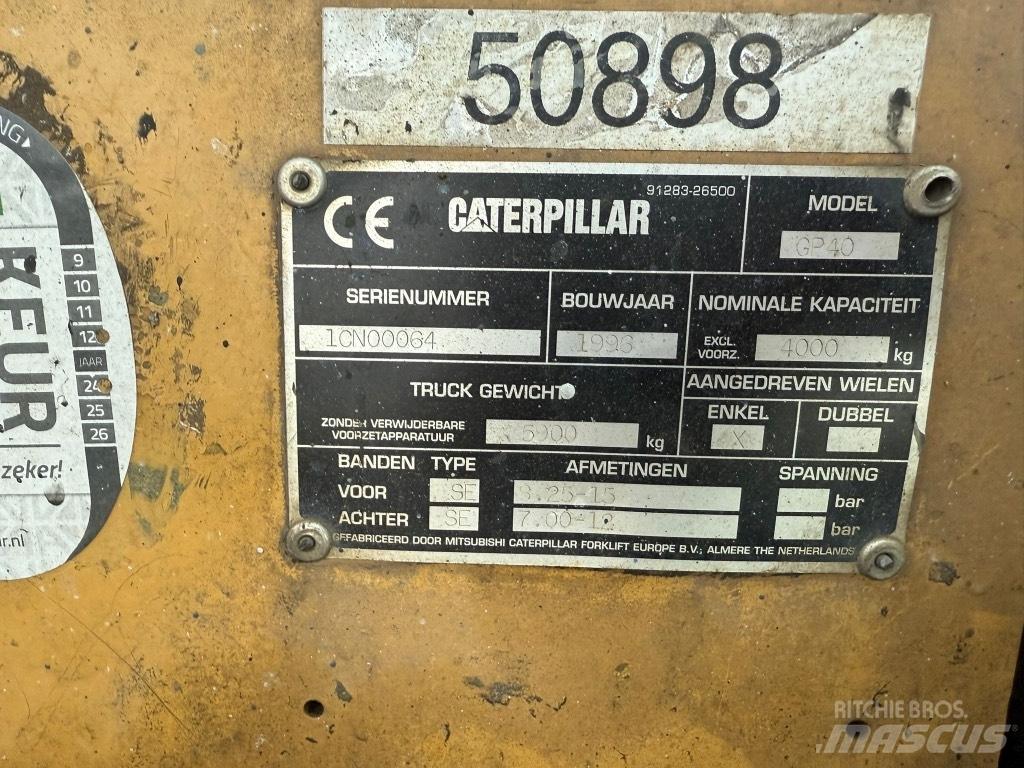 CAT GP 40 LPG 지게차