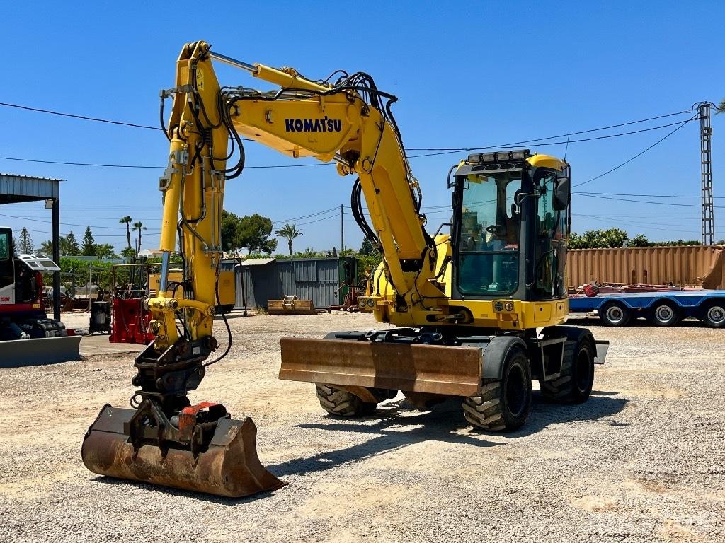 Komatsu PW 98 MR  휠 굴삭기