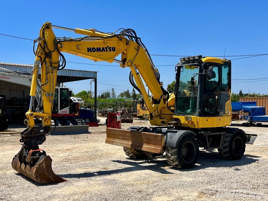 Komatsu PW 98 MR  휠 굴삭기