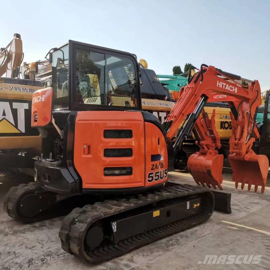 Hitachi ZX55USR 소형 굴삭기 7톤 미만