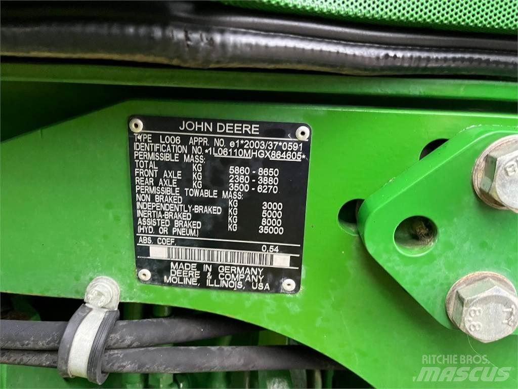 John Deere 6110 M 트랙터