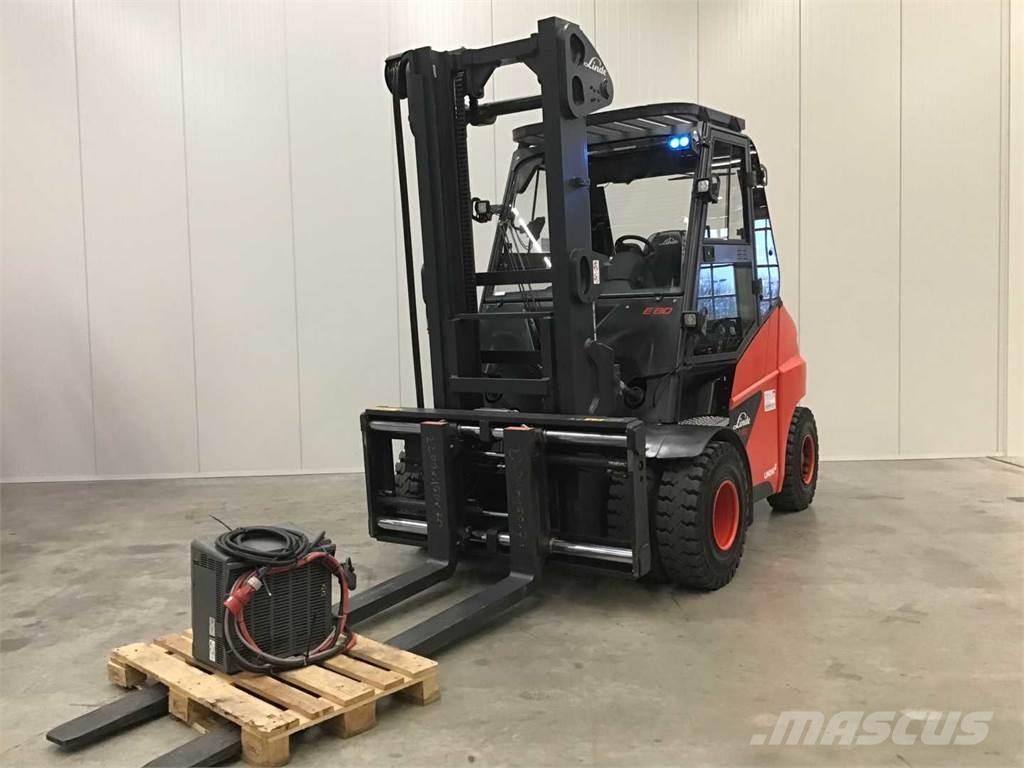 Linde E80 전동 지게차