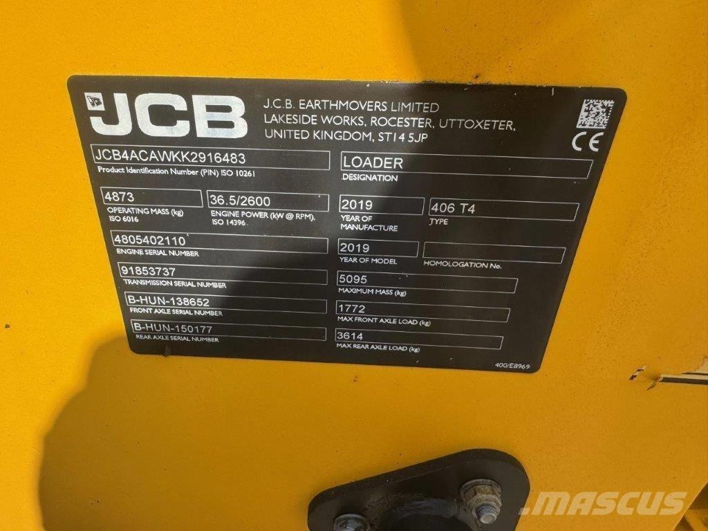 JCB 406 T4  휠로우더