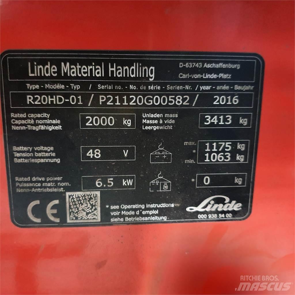 Linde R20HD 리치 트럭