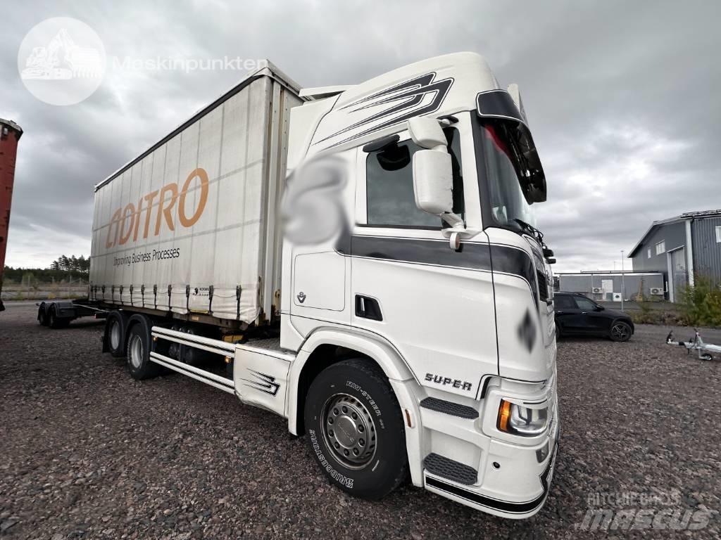 Scania R 580 컨테이너 트럭
