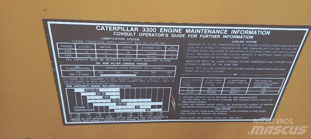 CAT 3306 디젤 발전기