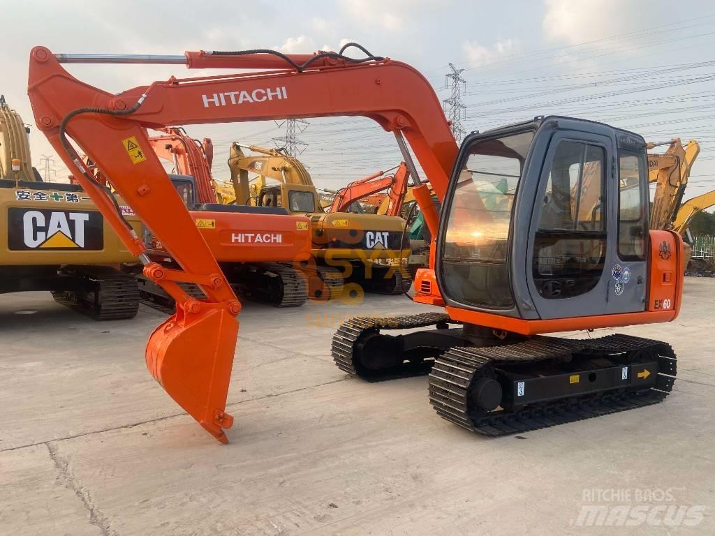 Hitachi EX 60 소형 굴삭기 7톤 미만