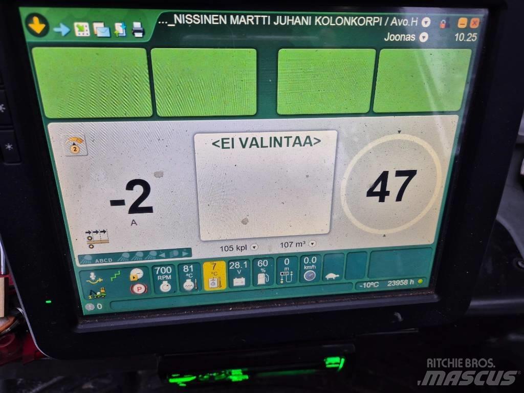 John Deere 1270E 원목 하베스터