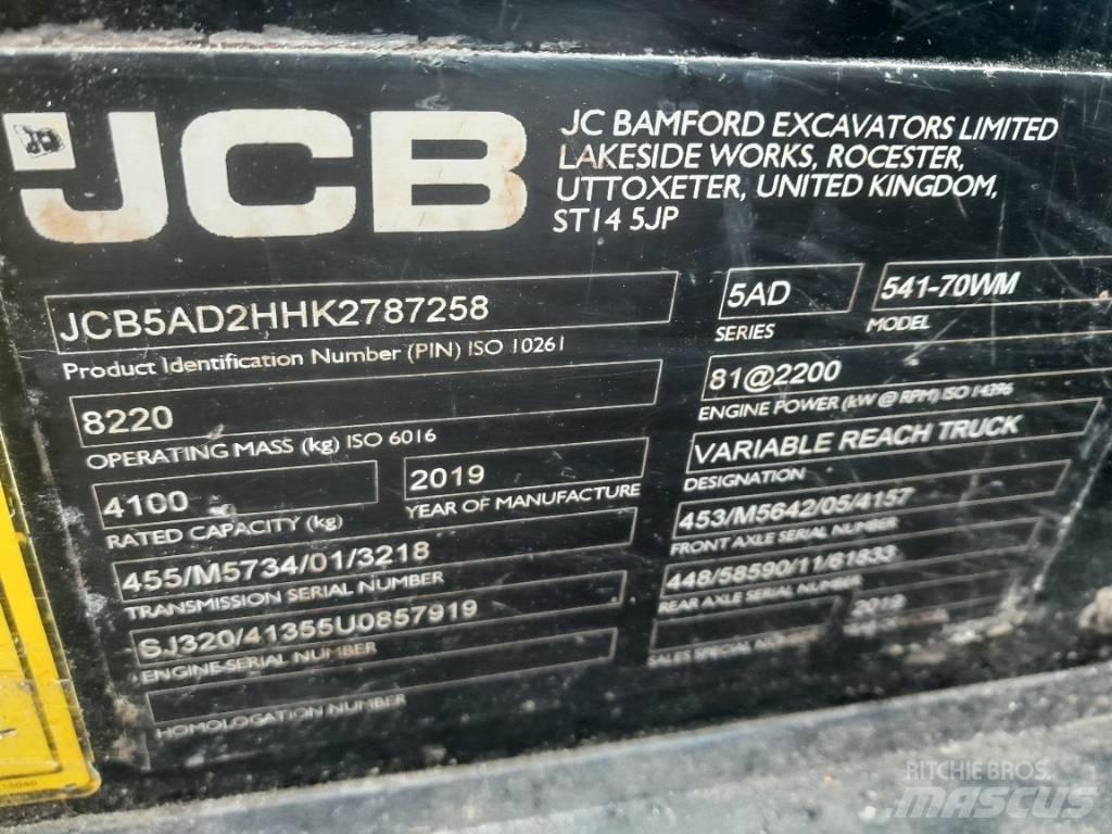 JCB 541-70 농업용 텔레 핸들러