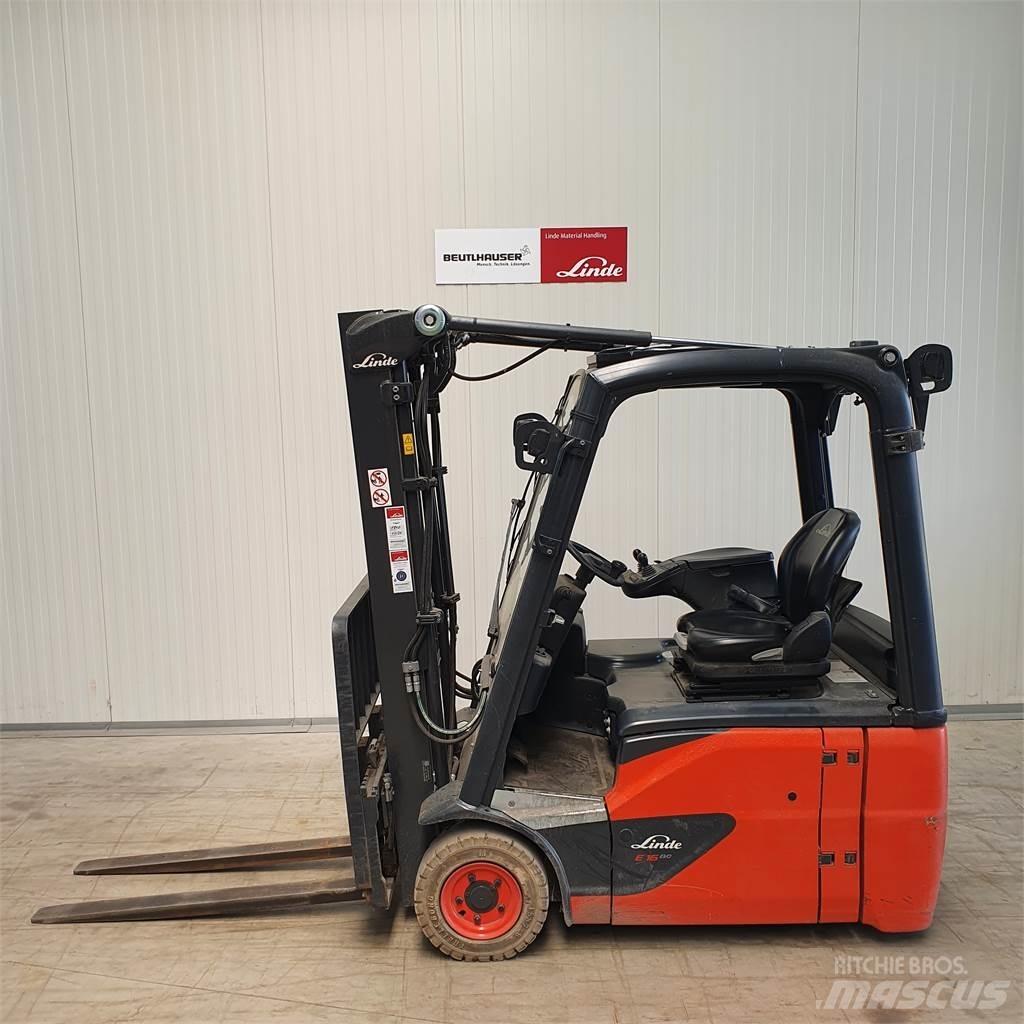Linde E16 전동 지게차