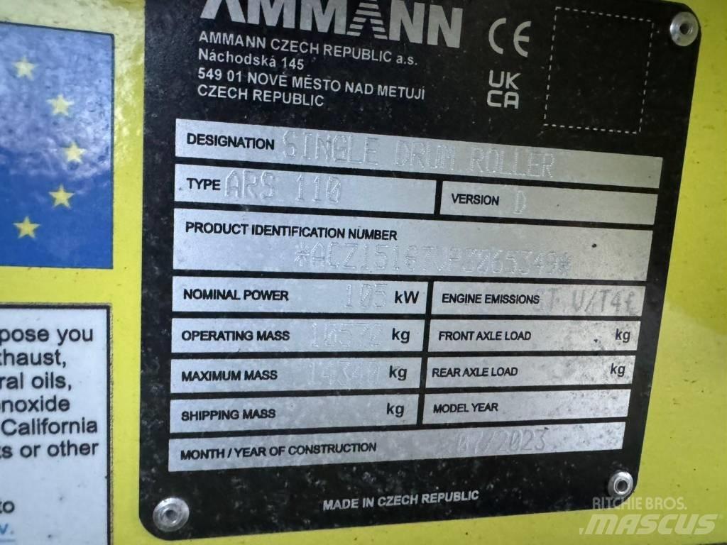 Ammann ARS 110 싱글 드럼 롤러