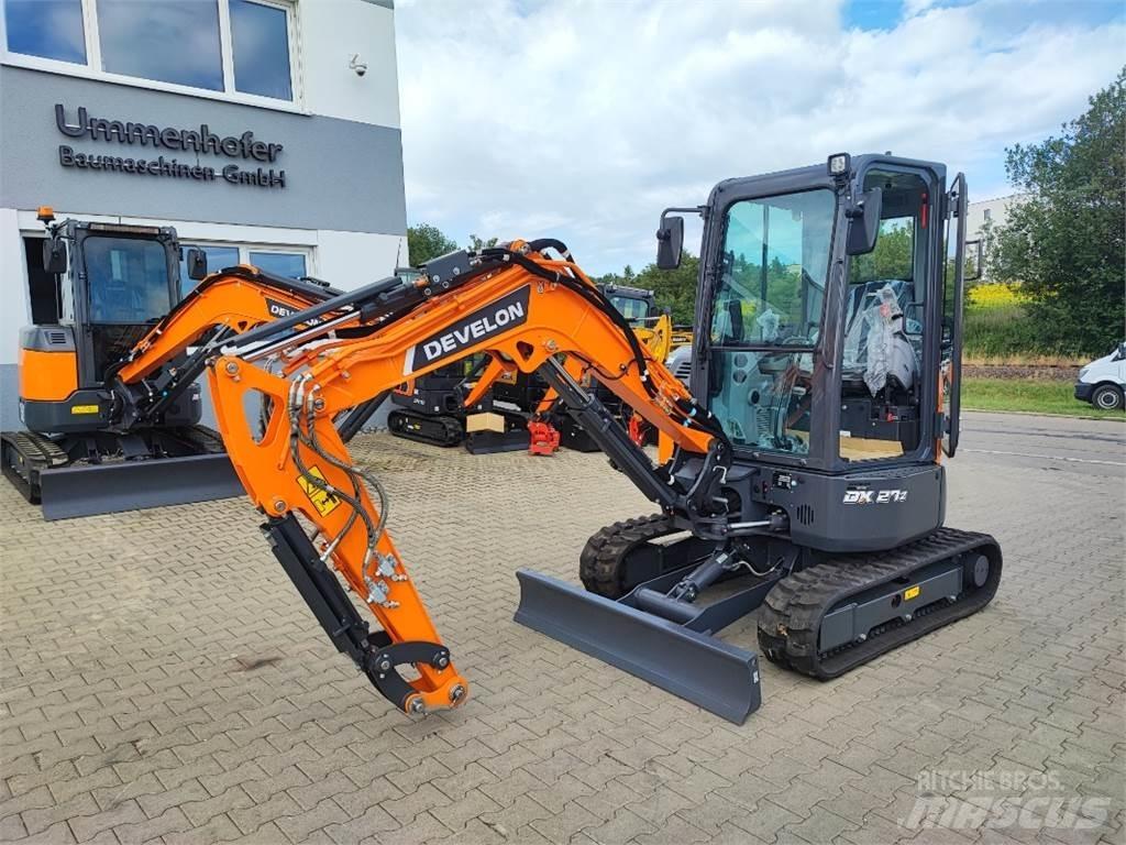 Develon DX27Z-7 소형 굴삭기 7톤 미만