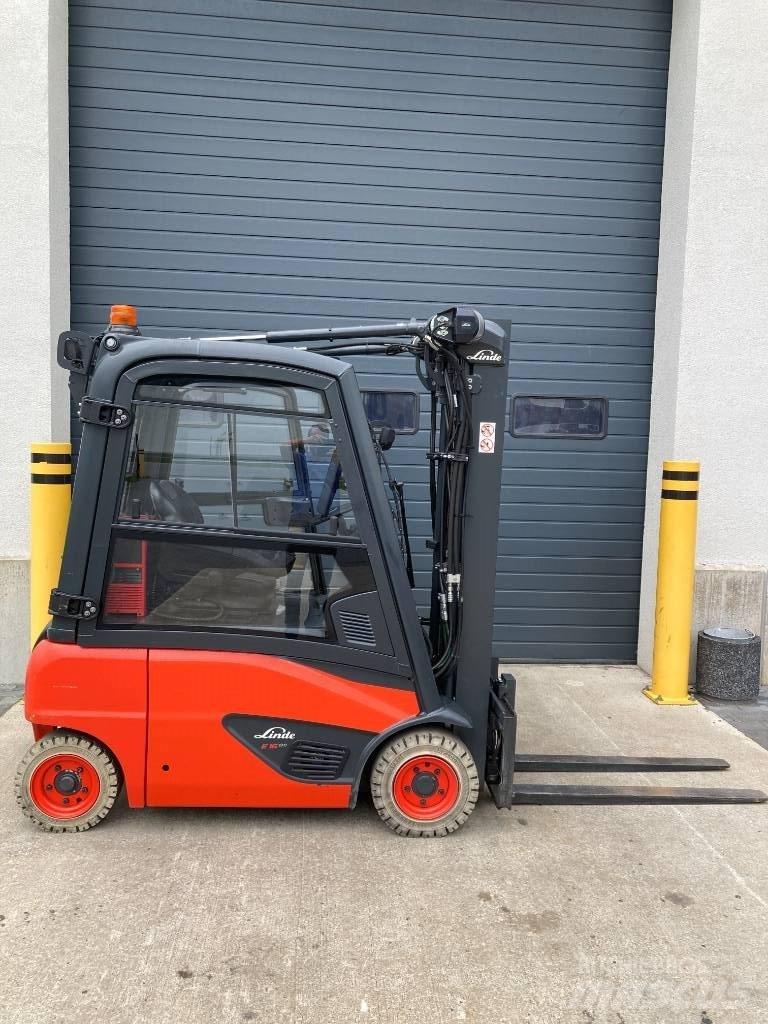 Linde E16P/386-02 전동 지게차