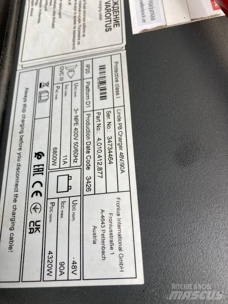Linde E16P/386-02 전동 지게차