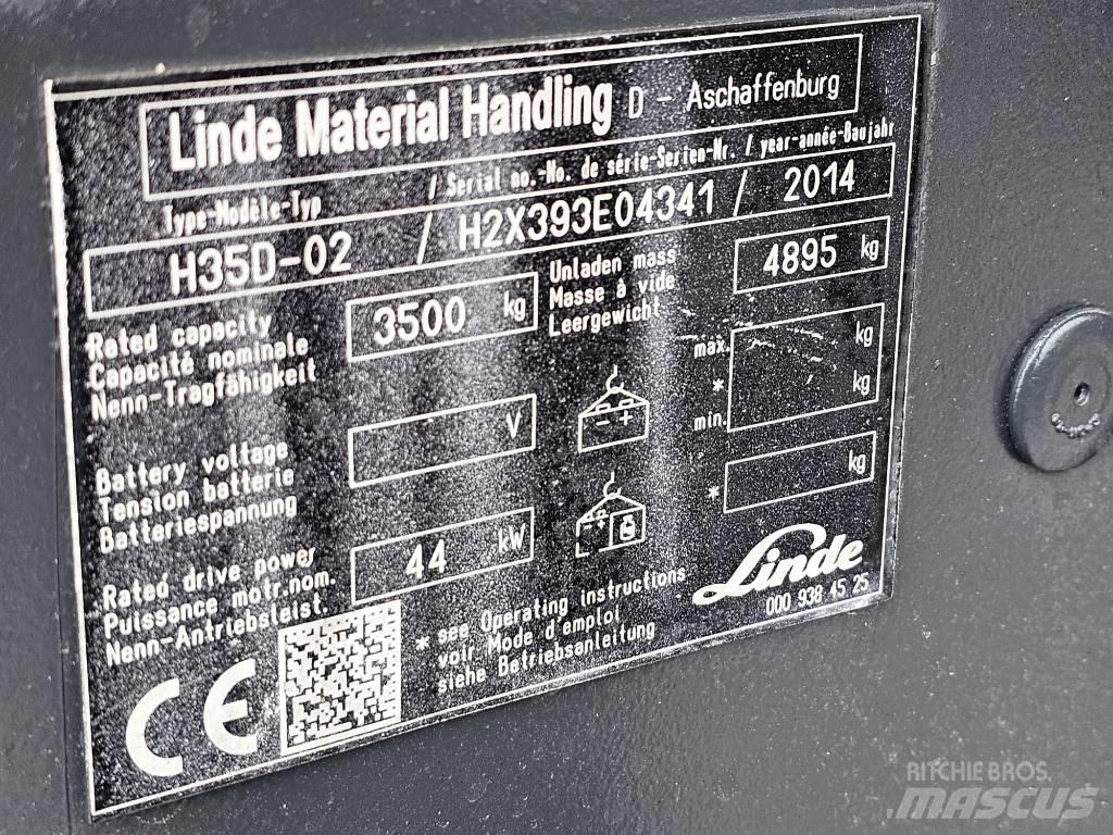 Linde H35D-02 디젤 지게차