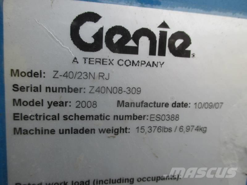 Genie Z 40/23 N RJ 관절형 전동이동 리프트
