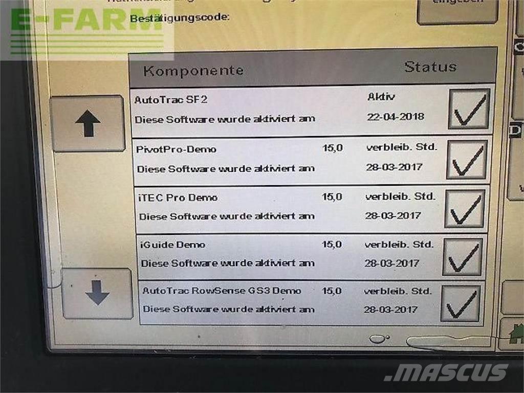 John Deere w660 콤바인 수확기