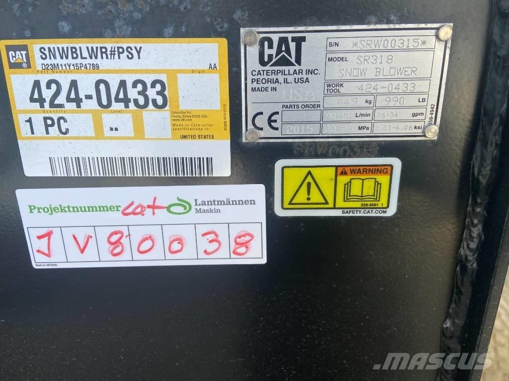 CAT SR318 SNÖ SLUNGA 농기계 - 기타