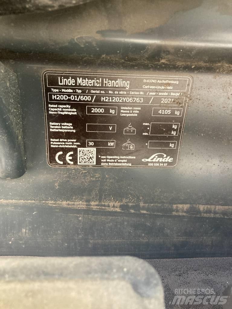 Linde H20/600D/1202 디젤 지게차