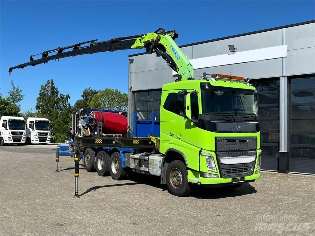 Volvo FH 500 8X4 크레인 트럭