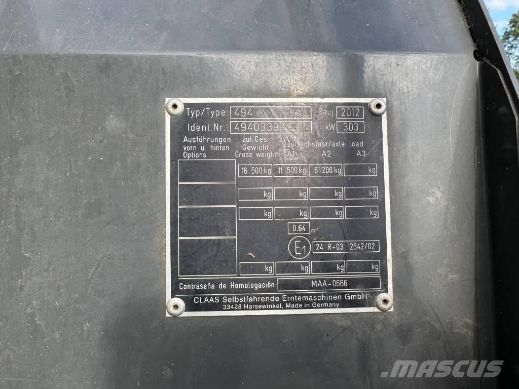 CLAAS Jaguar 930 자동 초지기계