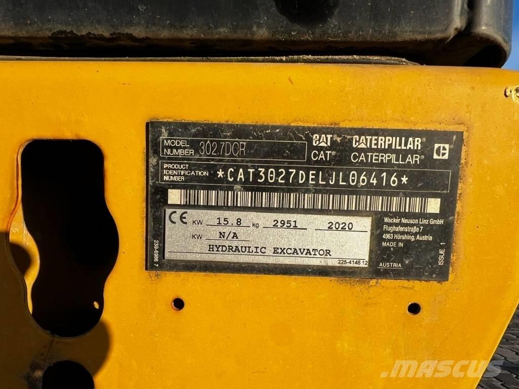 CAT 302.7 DCR 소형 굴삭기 7톤 미만