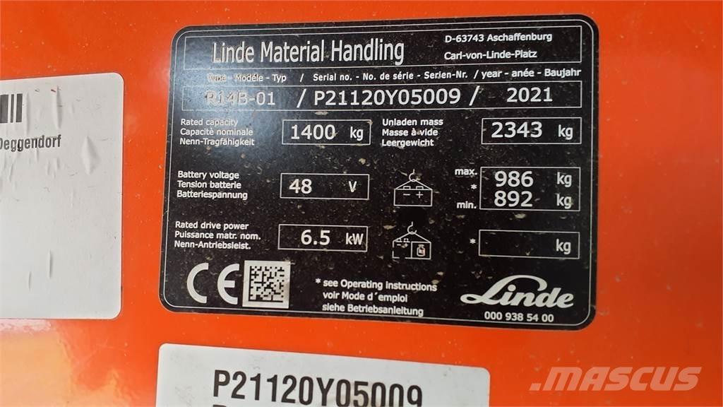 Linde R14B 리치 트럭