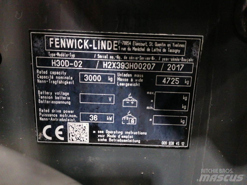 Linde H30D-02 디젤 지게차