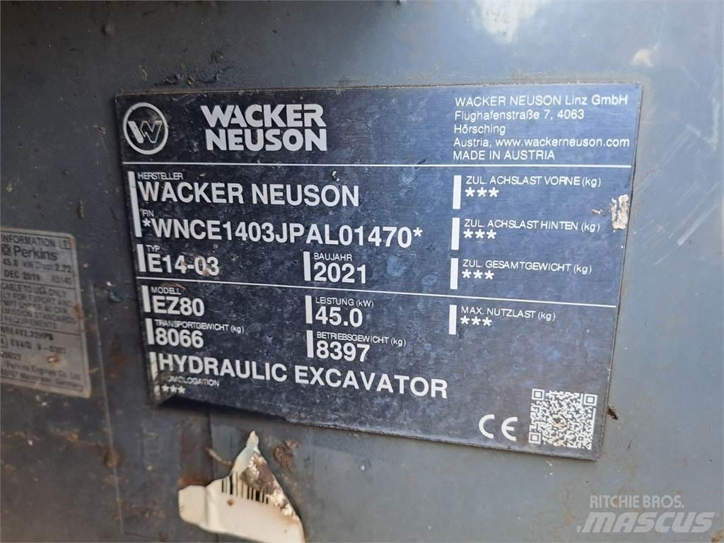 Wacker Neuson EZ80 대형 굴삭기 29톤 이상