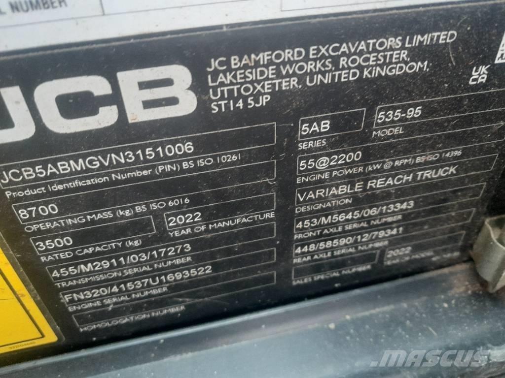 JCB 535-95 농업용 텔레 핸들러