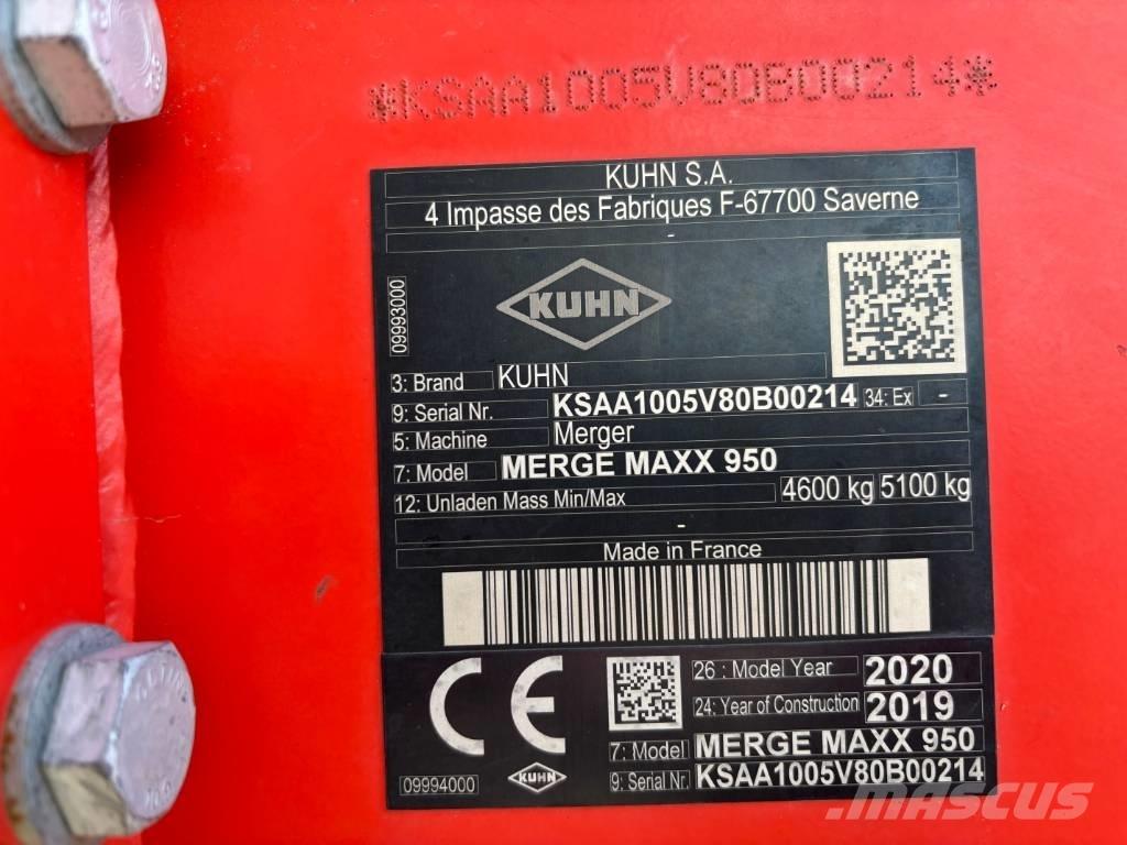 Kuhn Merge Maxx 950 윈드로어