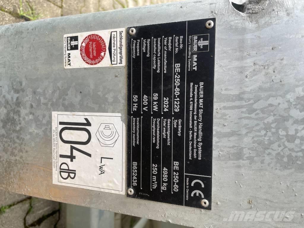 Bauer MAT BE 250-60 건설 장비 - 기타