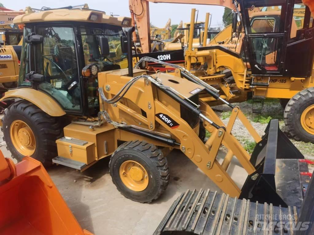 CAT 420 f2 백호로더