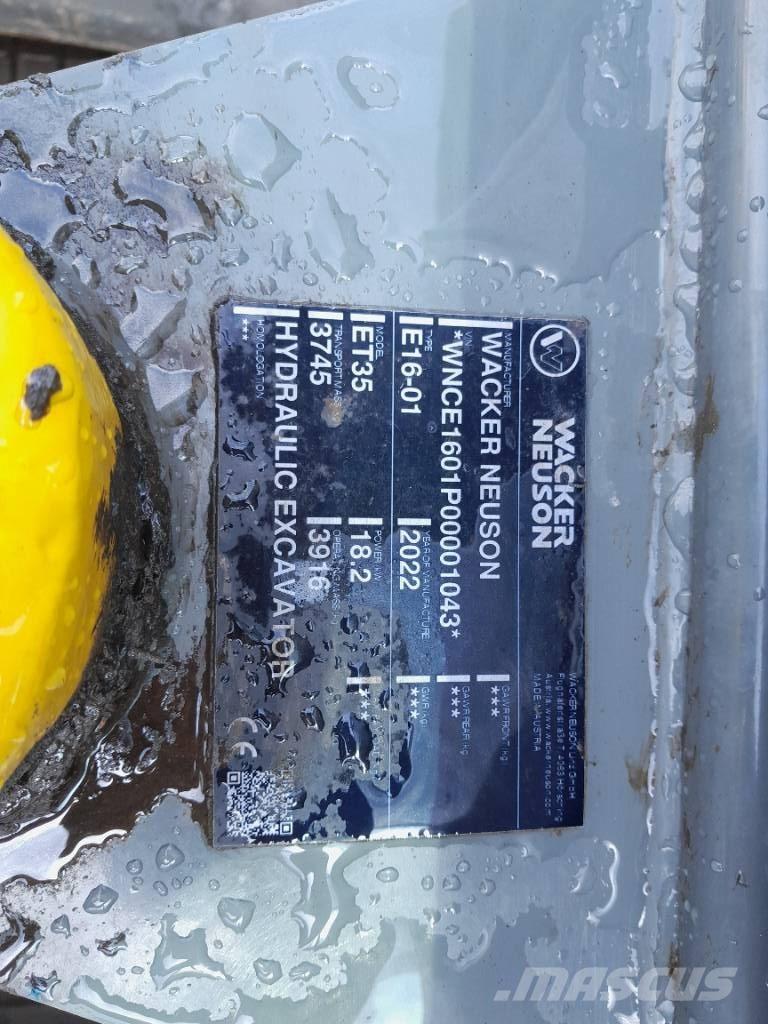 Wacker Neuson ET 35 대형 굴삭기 29톤 이상